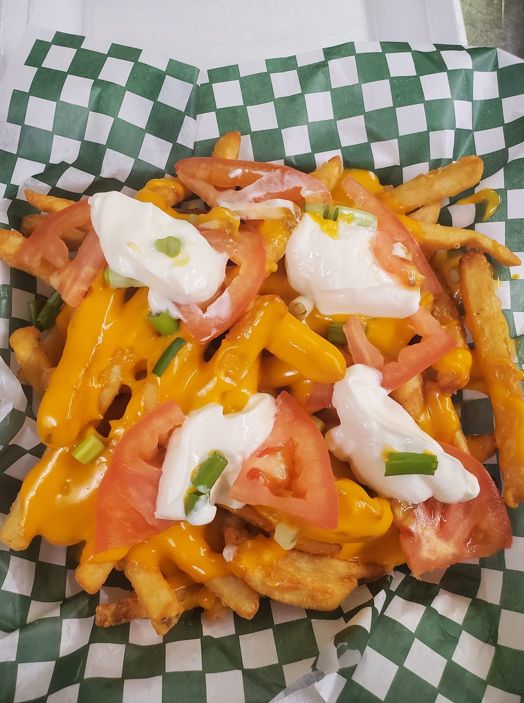 Crispy onion rings at Pelly Pine Restaurant in Pelly, SK