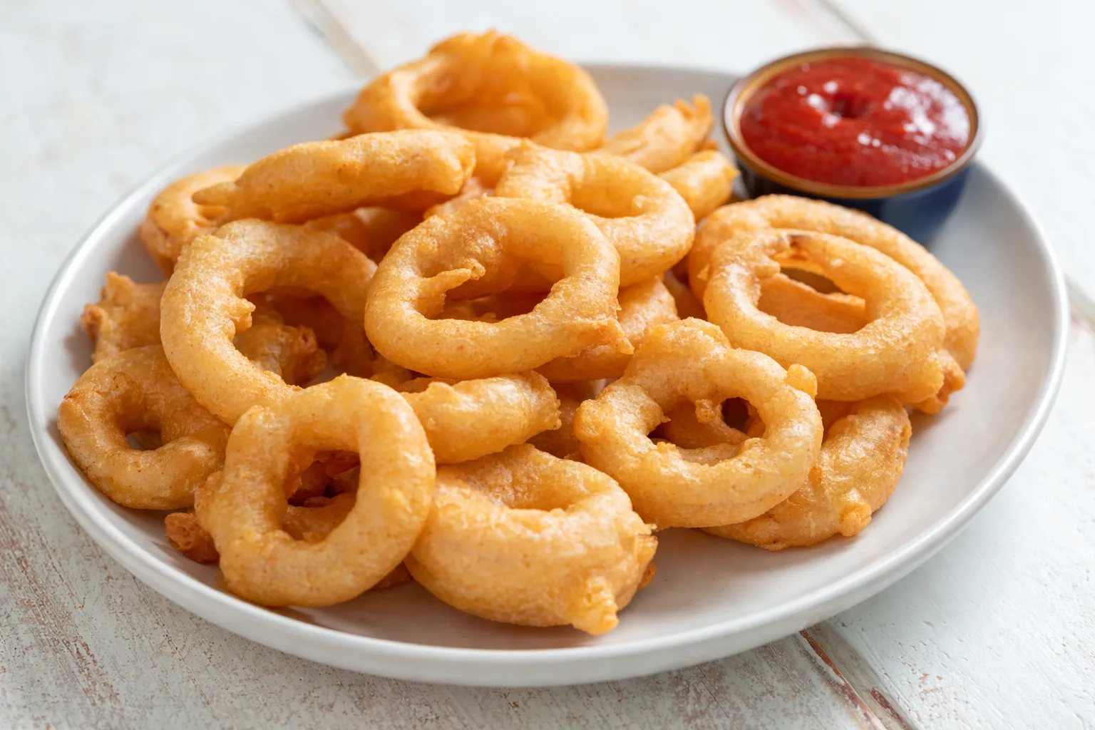 Crispy onion rings at Pelly Pine Restaurant in Pelly, Saskatchewan